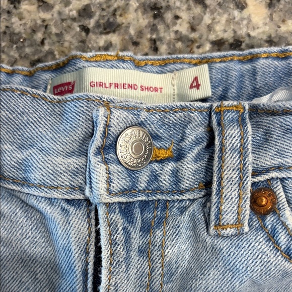 Levi's Light Blue Denim Kids Shorts - Picture 10 of 15
